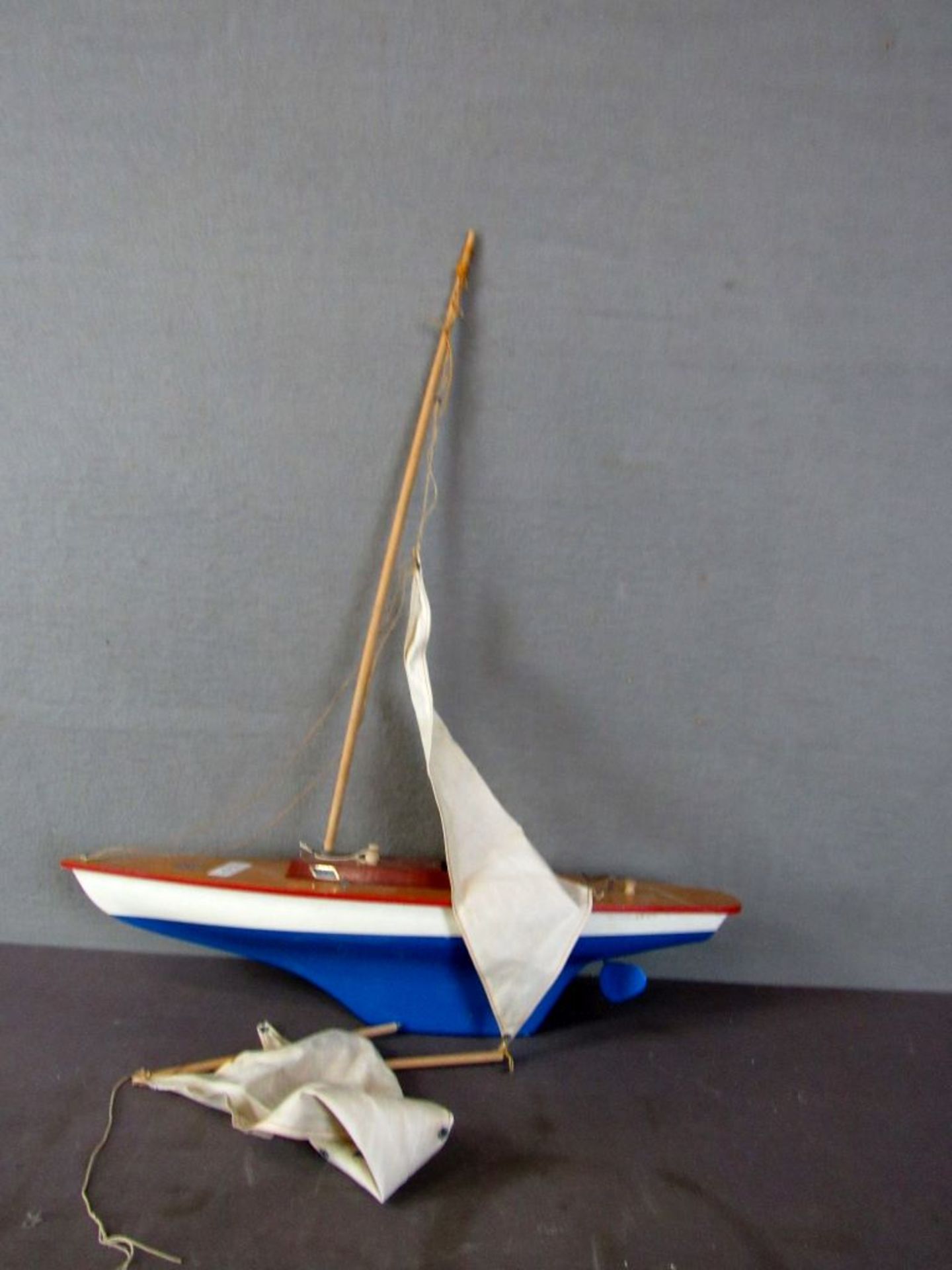 Spielzeug Modellschiff 50er Jahre 56cm - Image 6 of 6