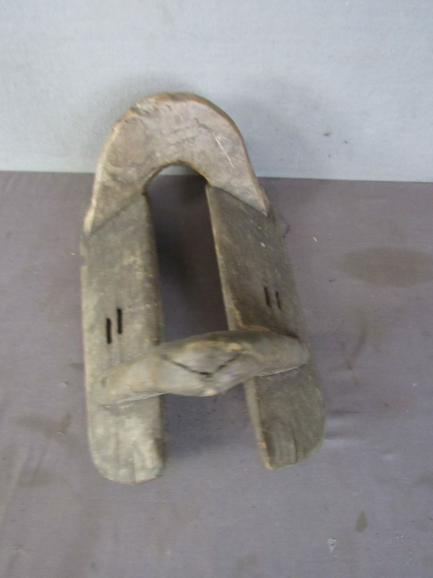 Antiker Sattel Holz 45cm - Image 4 of 4