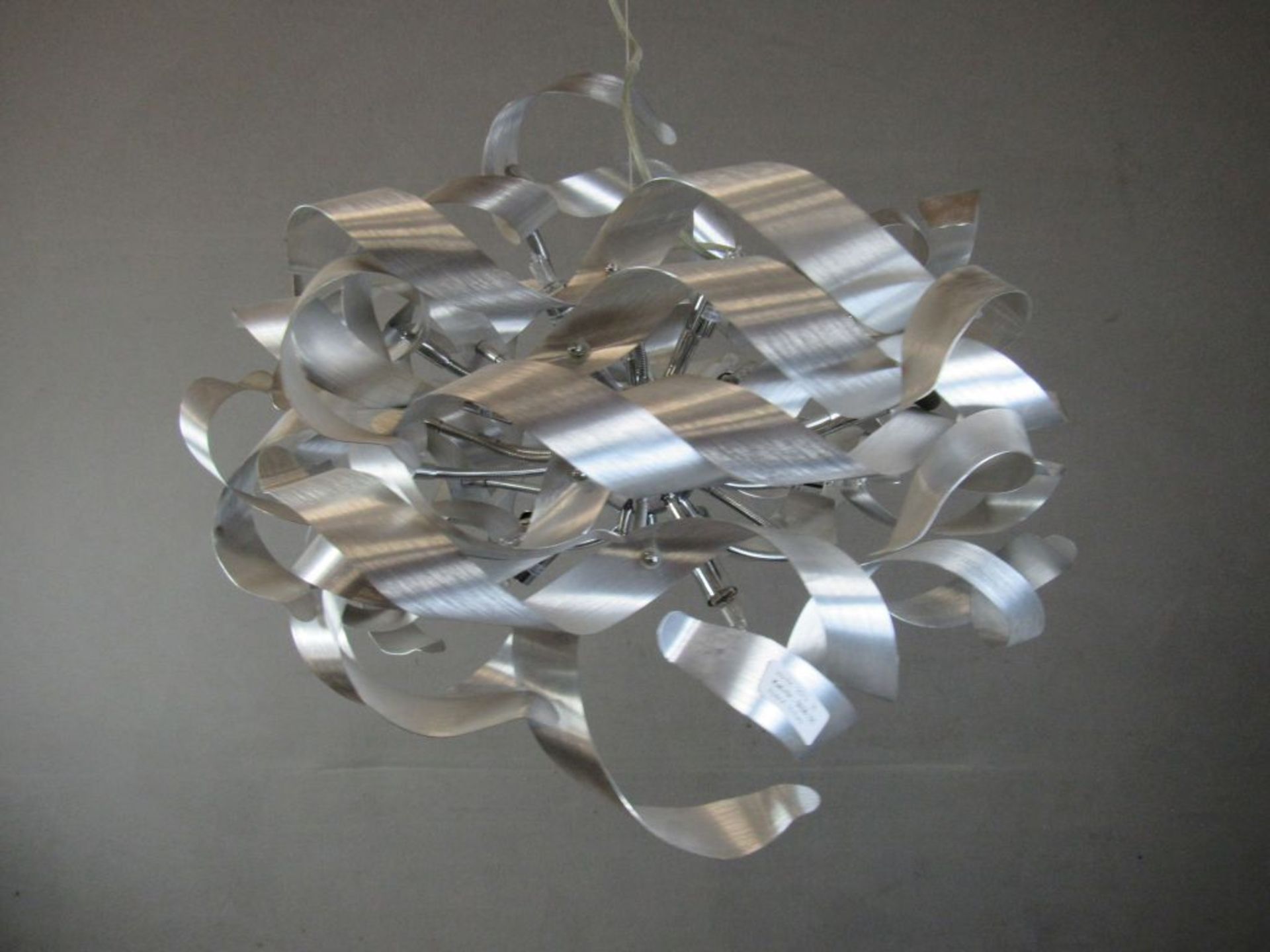 Designer Deckenlampe gebürstetes - Image 2 of 6