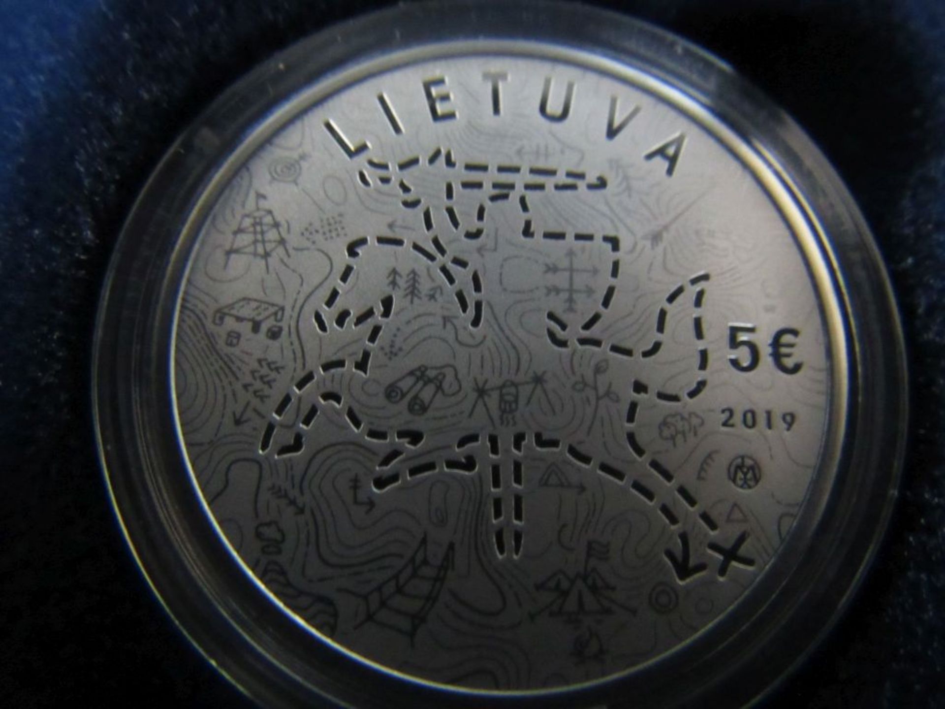 Münze Litauen 5 Euro Silber und San - Bild 3 aus 6