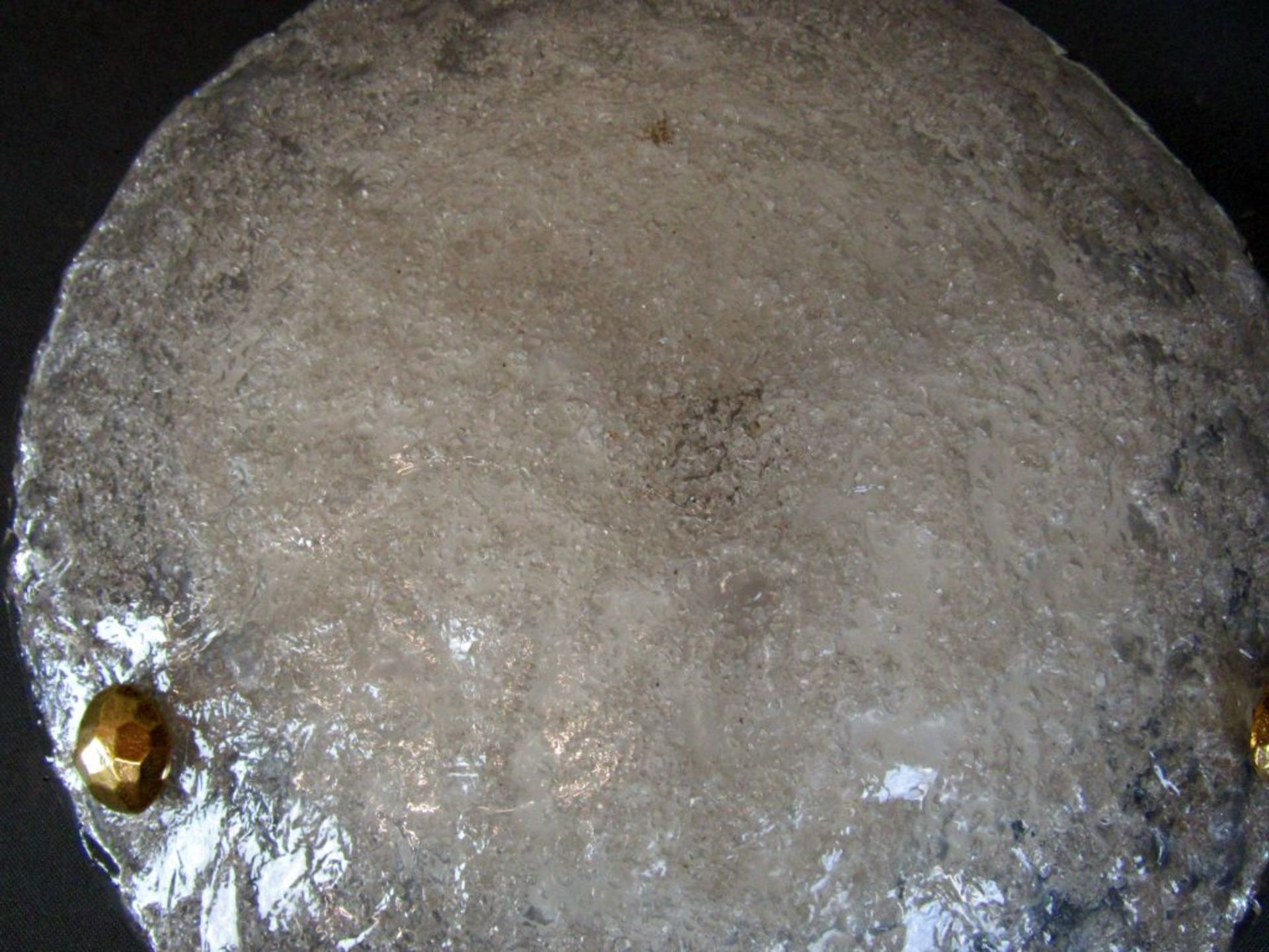 Deckenlampe Eisglas Plafoniere 43cm - Image 4 of 7
