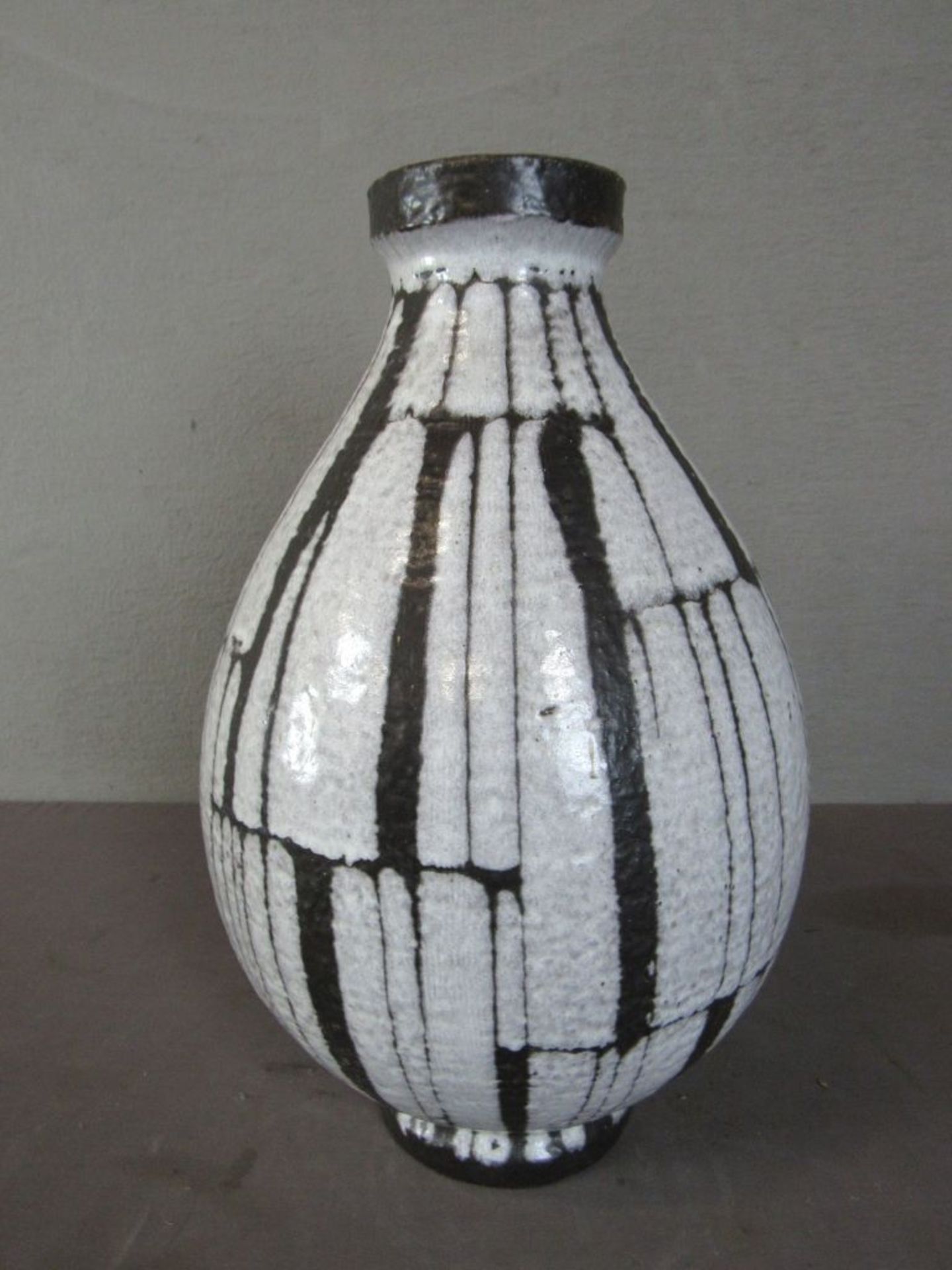 Bodenvase lasierte Keramik 60er Jahre - Image 3 of 4