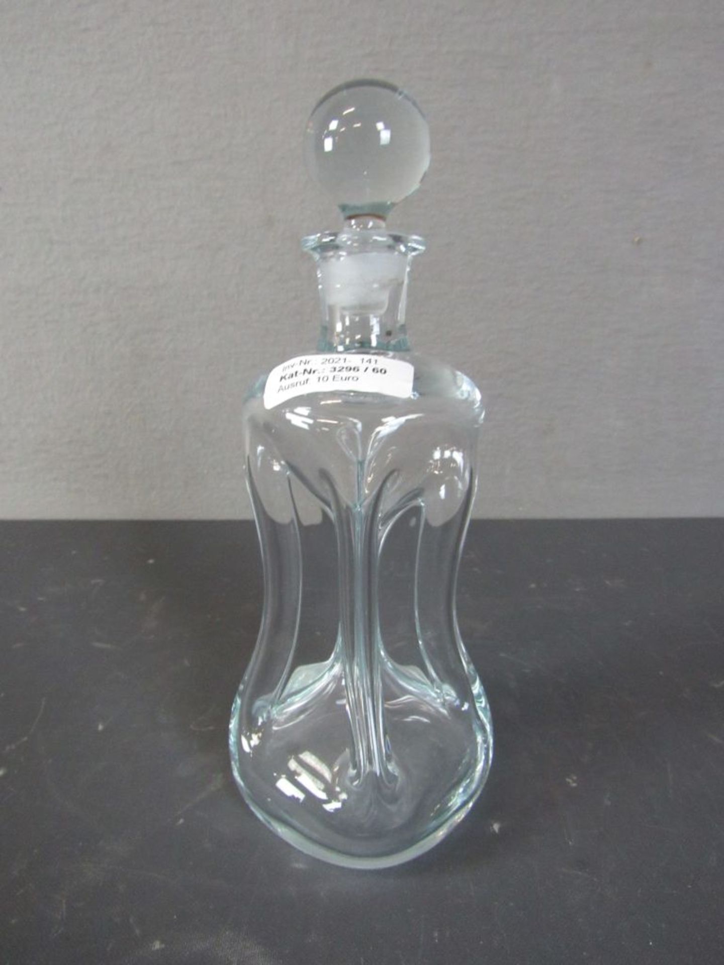 Glas Karaffe Gluggerflasche 26,5 cm