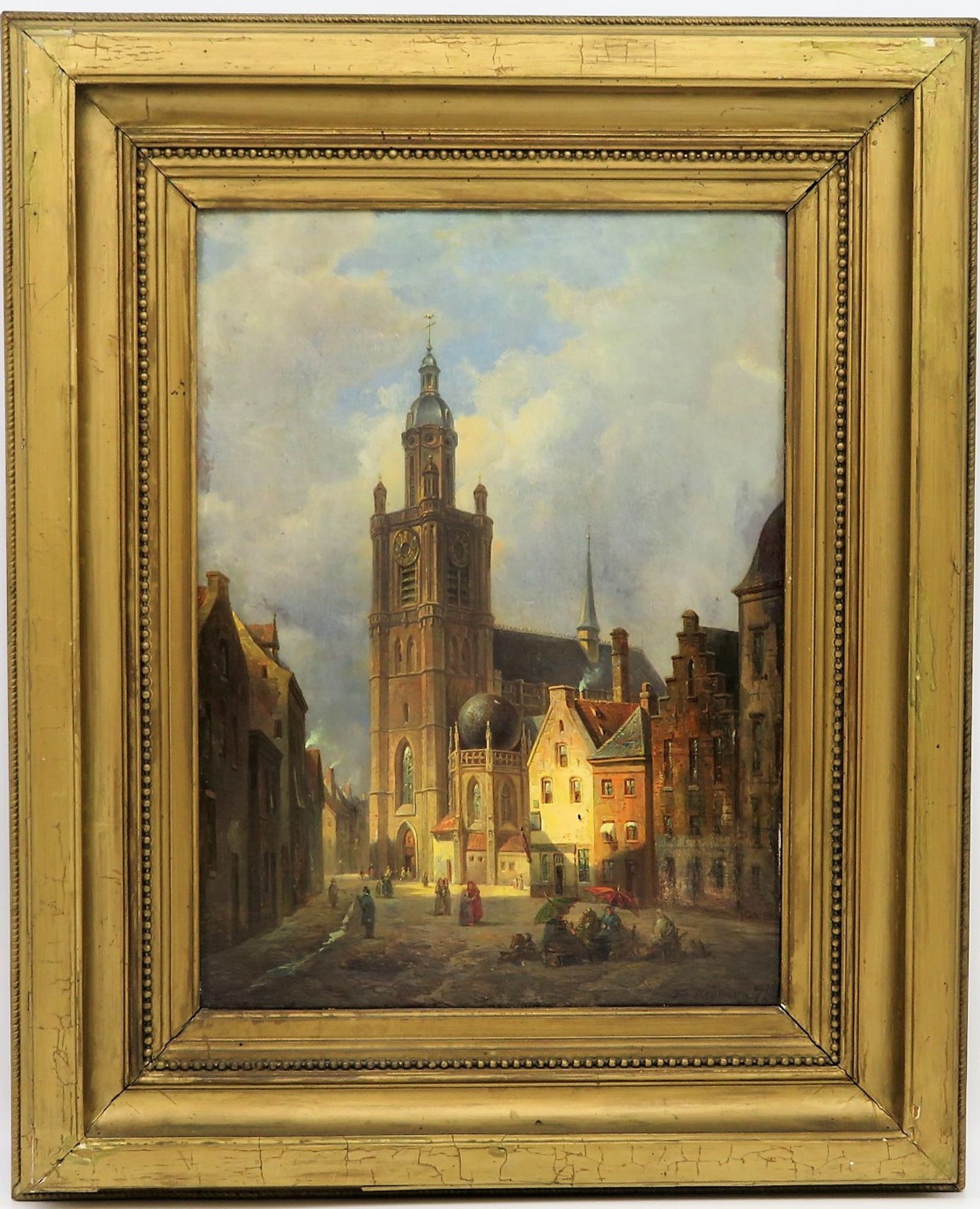 Stegmann, Franz, 1831 - 1892, Gandersheim - Düsseldorf, deutscher Architekturmaler der Düsseldorfer - Bild 2 aus 3