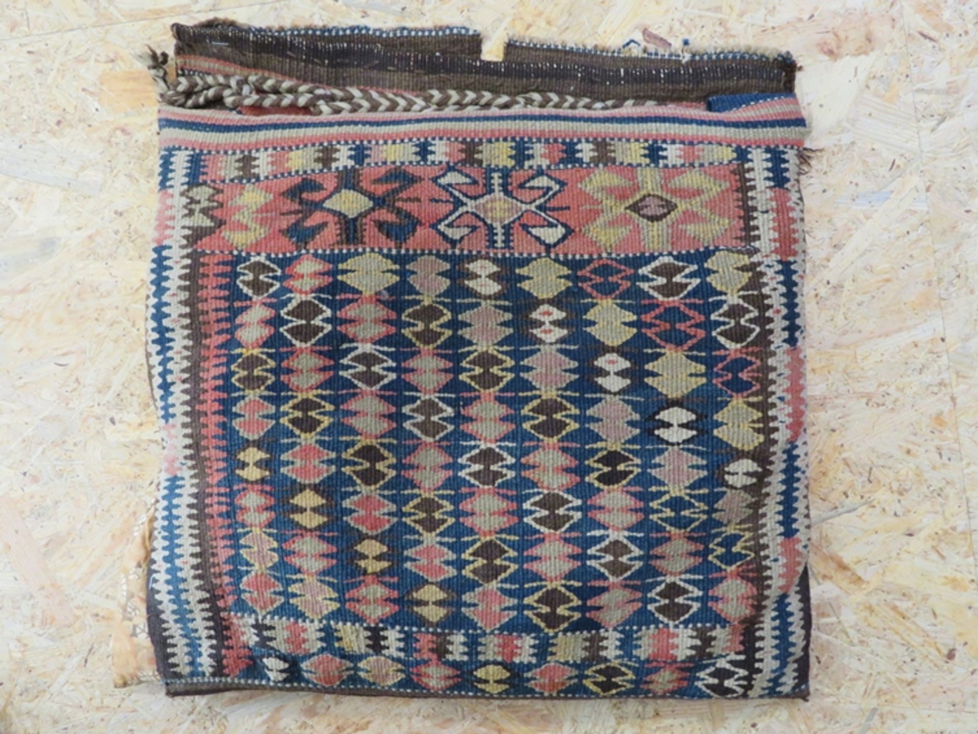 Kelim-Kissen, antik, ca. 54 x 53 cm.