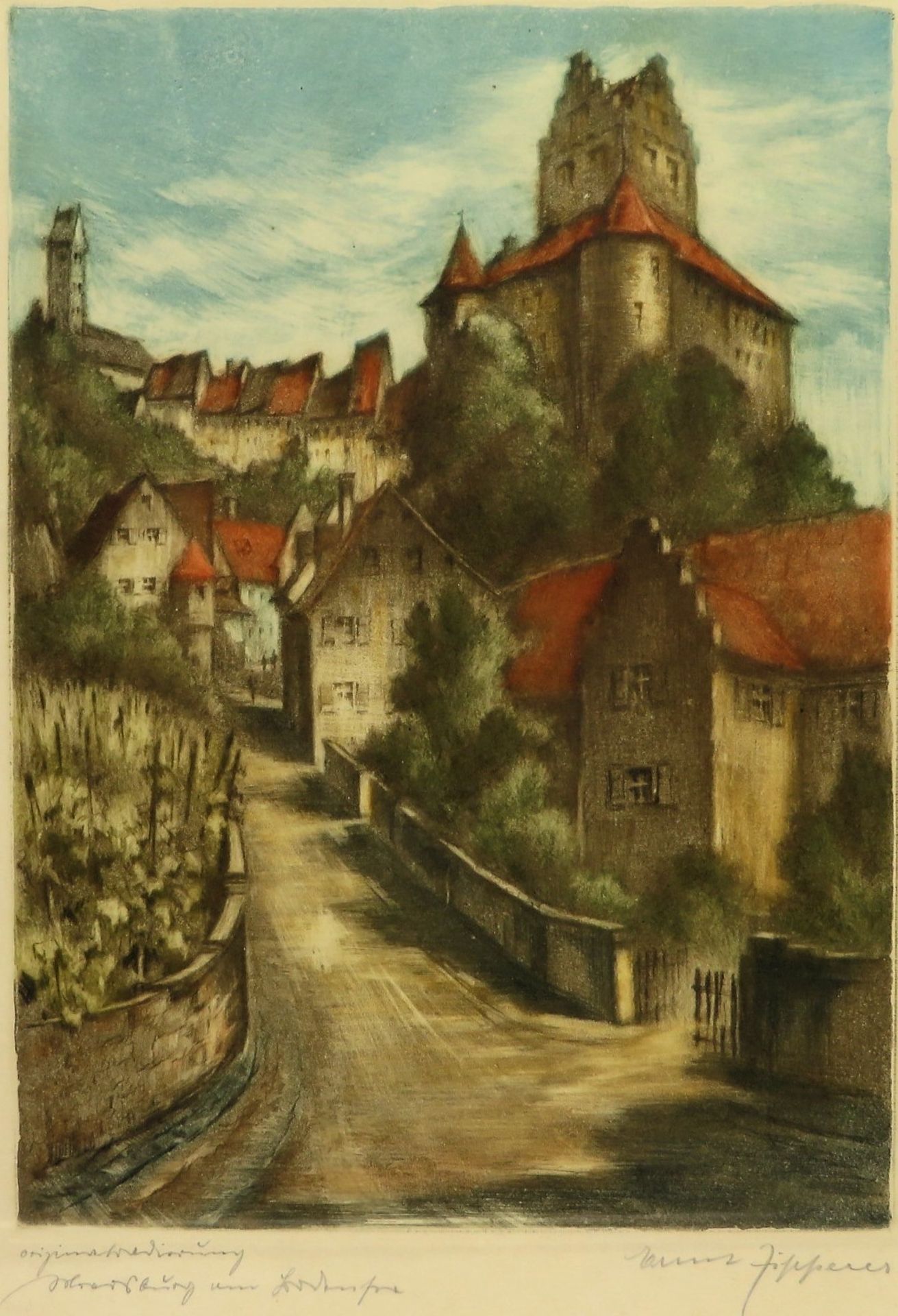 Zipperer, Ernst Gustav, 1888 - 1982, Ulm - Heilbronn, deutscher Grafiker und Maler, 