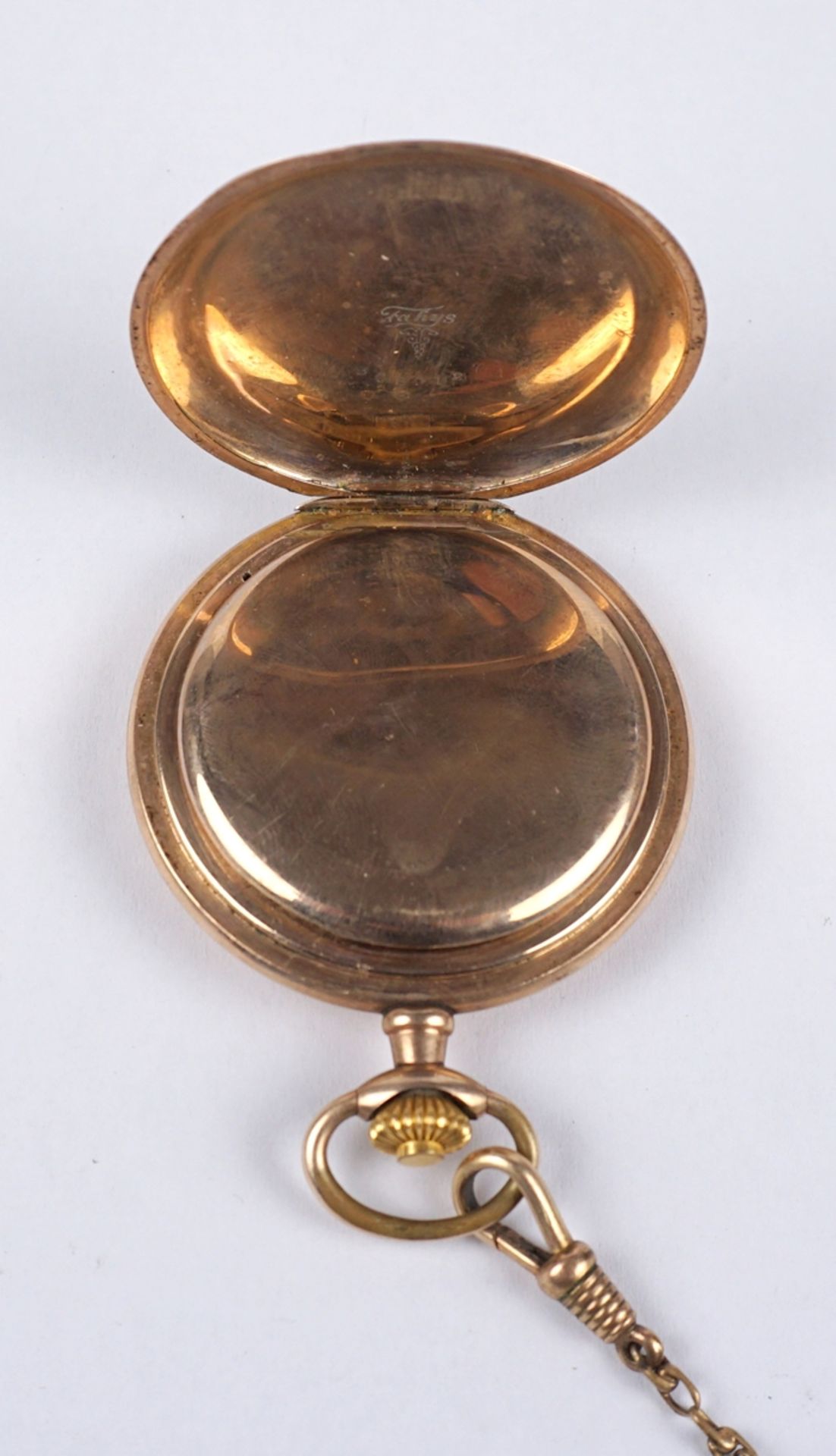 Taschenuhr Omega, 1920er/1930er Jahre, mit Uhrenkette - Image 3 of 3