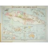 Spezialkarte der Samoa-Inseln, 1900