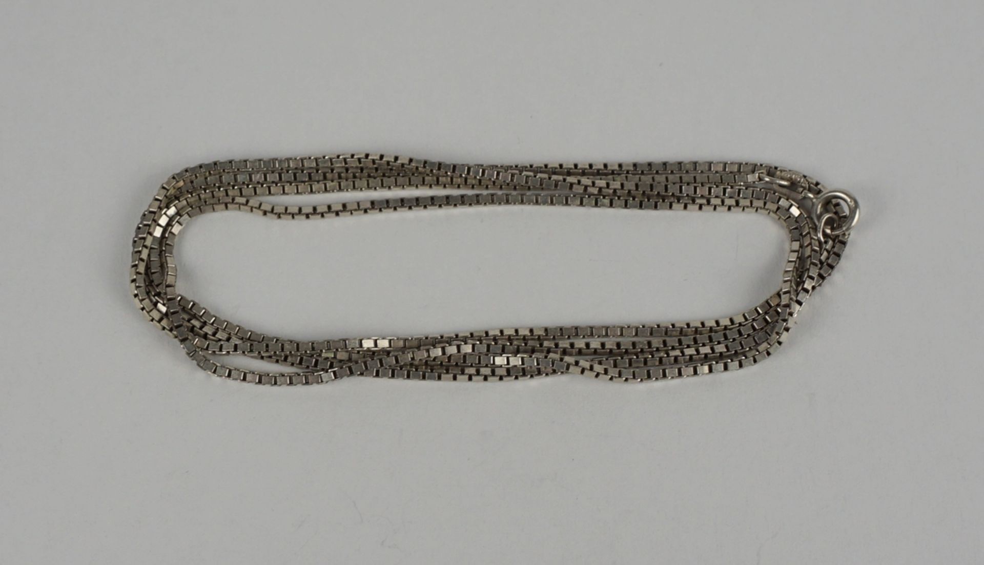 lange Venezianerkette, 835er Silber, Gew.15,66g, L.90cm