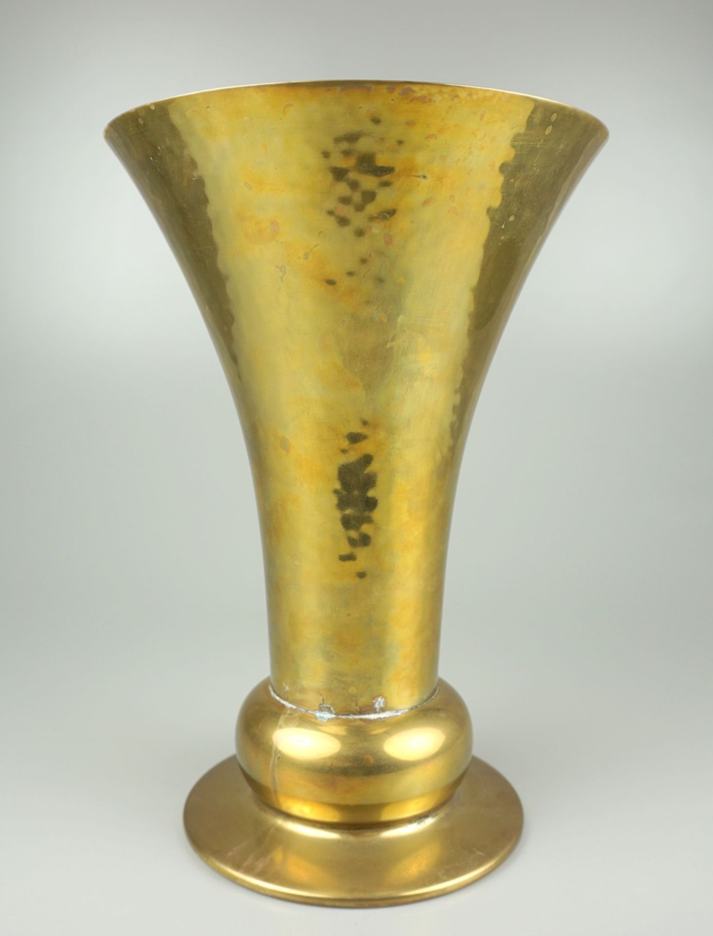 trichterförmige Vase, Entwurf Prof. Richard Riemerschmied für Ikora, WMF, Geislingen, um 1928/1929  - Bild 2 aus 5