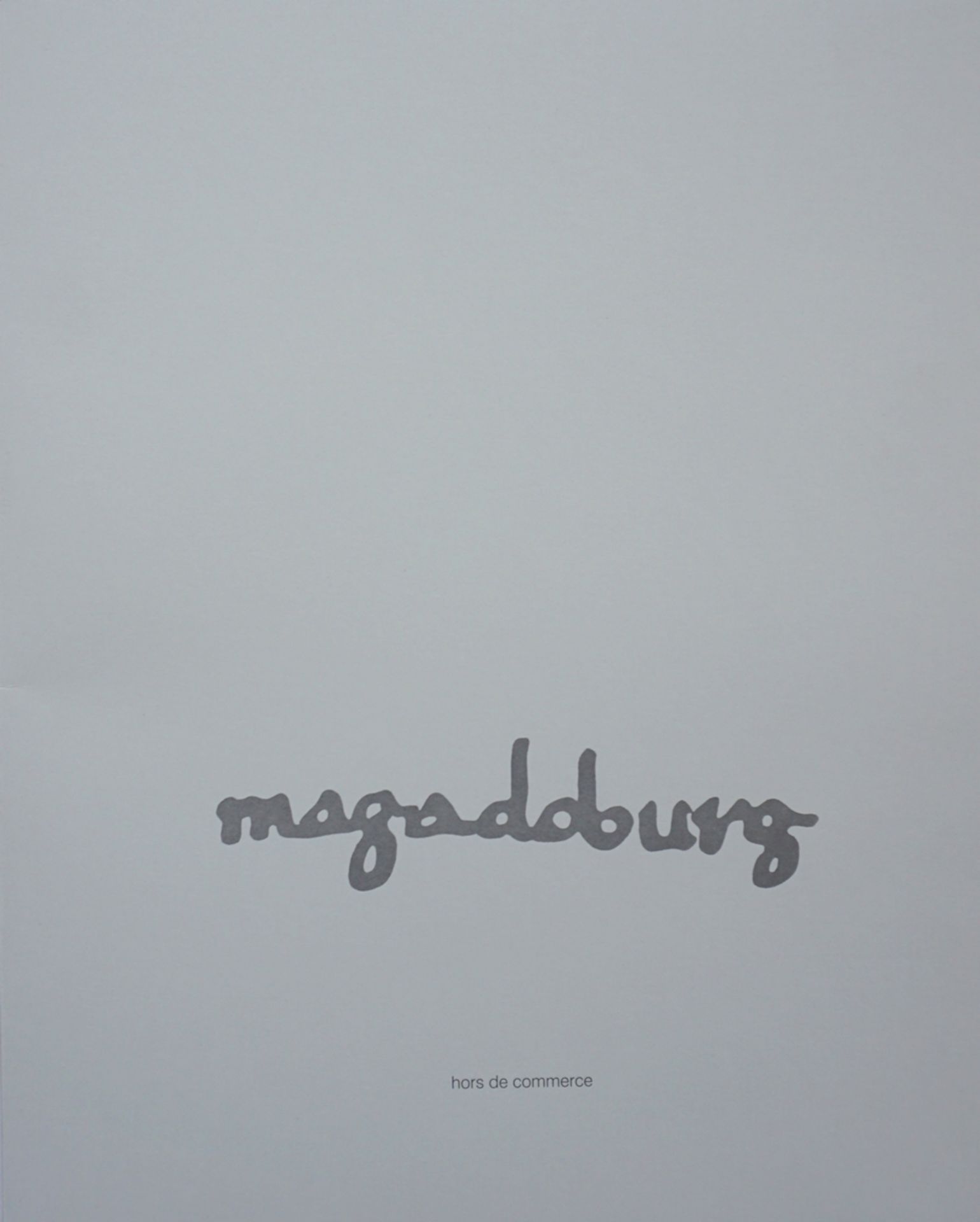 Grafik-Mappe "magadoburg" mit 10 originalen Druckgrafiken regionaler Künstler, 2005