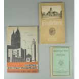 3 regionale Hefte, Magdeburg, 1900-1931, u.a. Offizieller Führer durch Magdeburg und Umgebung