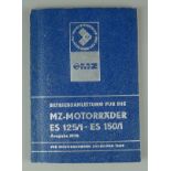 Betriebsanleitung für MZ-Motorräder ES125/1 - ES 150/1