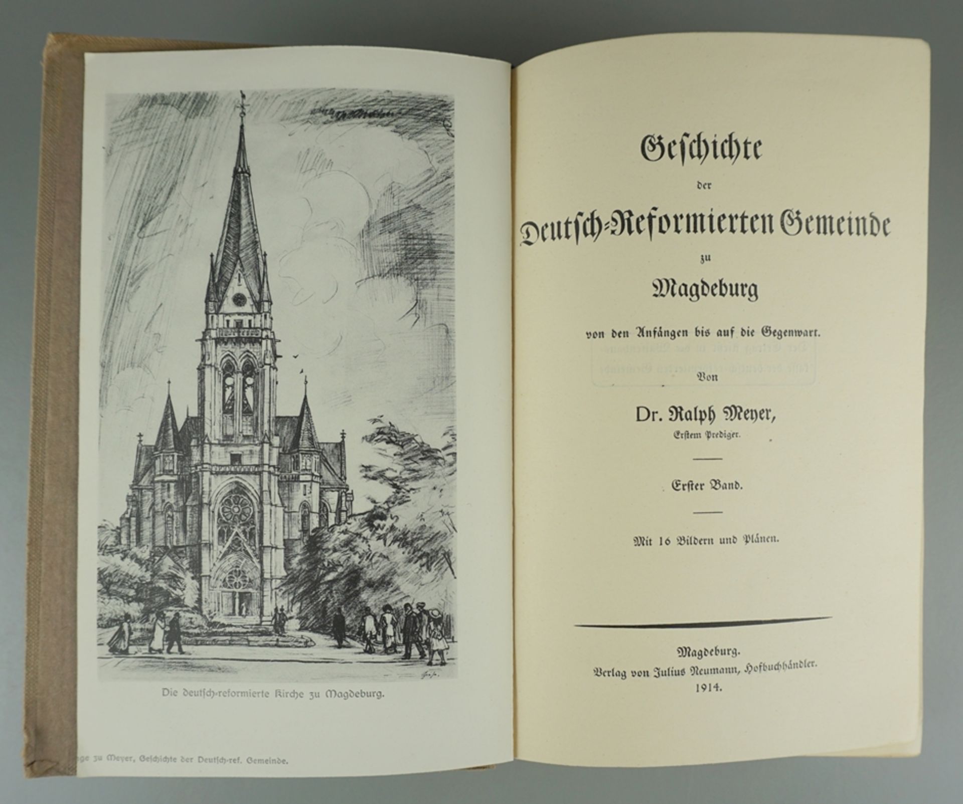 Geschichte der Deutsch-Reformierten Gemeinde zu Magdeburg, 1914 - Image 2 of 2