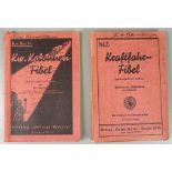 Kraftfahr-Fibel und Kw.Kolonnen-Fibel, 1930er Jahre, WK II