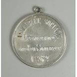 unidentifizierte Medaille, Nickel, Mitte 19.Jh.