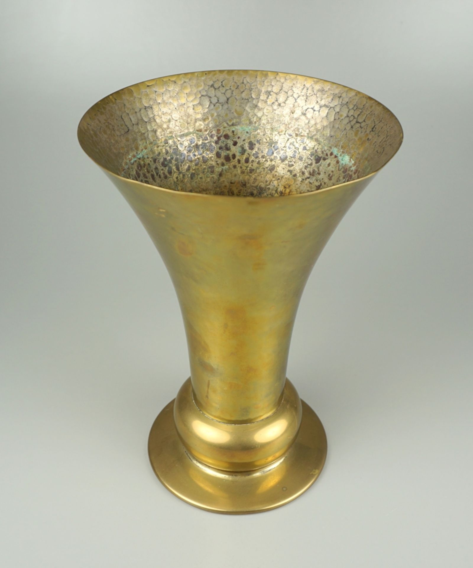 trichterförmige Vase, Entwurf Prof. Richard Riemerschmied für Ikora, WMF, Geislingen, um 1928/1929  - Bild 3 aus 5
