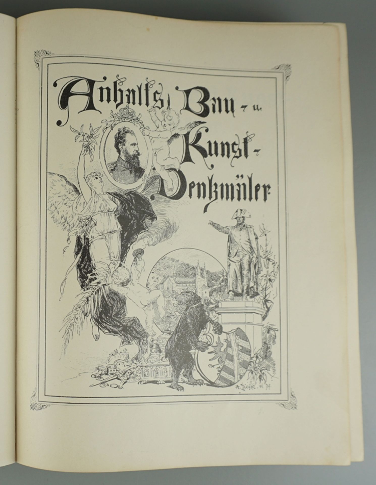 Anhalts Bau- und Kunstdenkmälder nebst Wüstungen, Dr.Büttner Pfänner zu Thal, Dessau, 1894 - Bild 5 aus 5