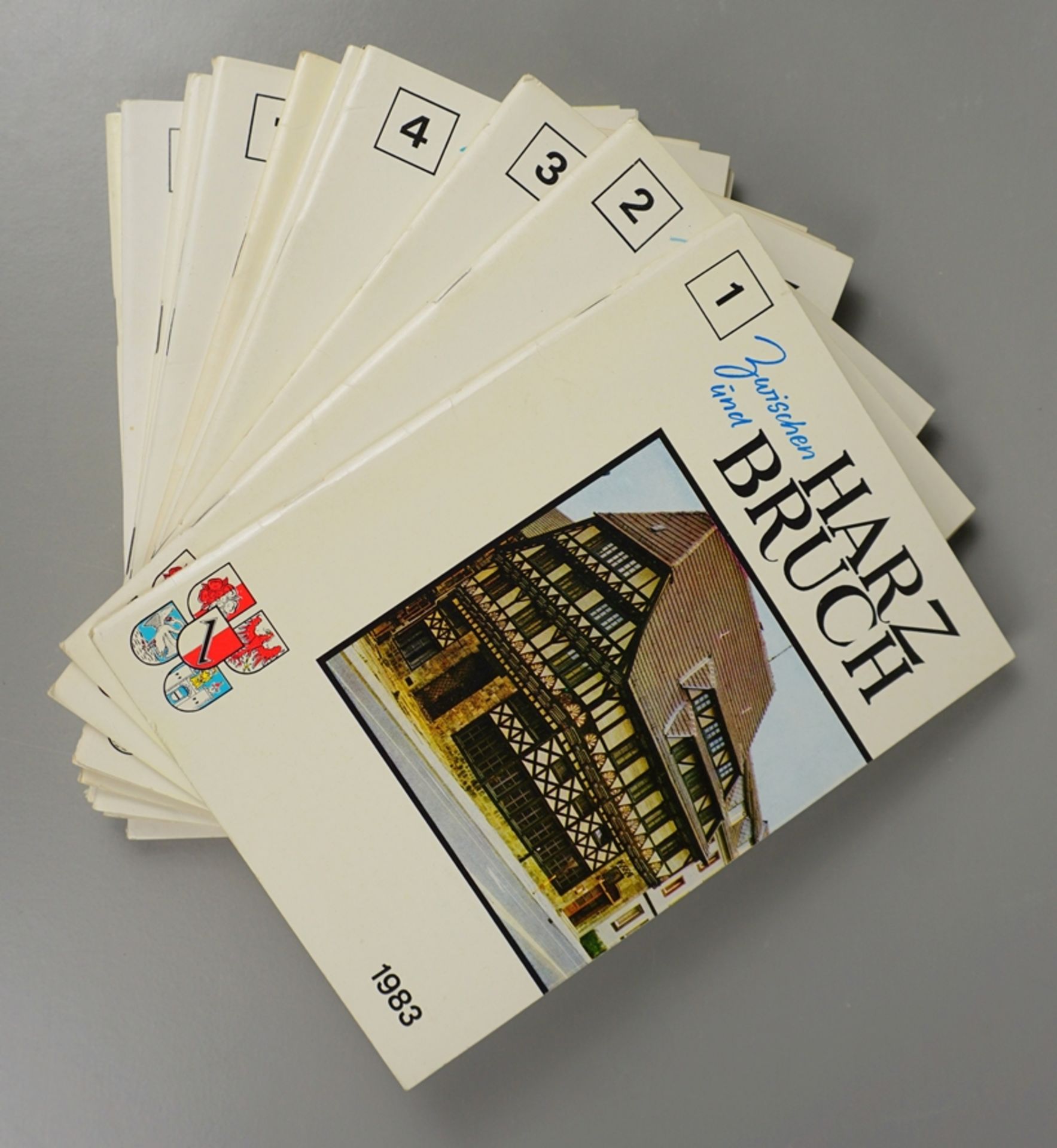 11 Hefte "Zwischen Harz und Bruch", 1983-1990