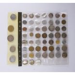 Konvolut Kleinmünzen alle Welt, 58 Stück, Anfang 20.Jh. bis ca.1960er Jahre