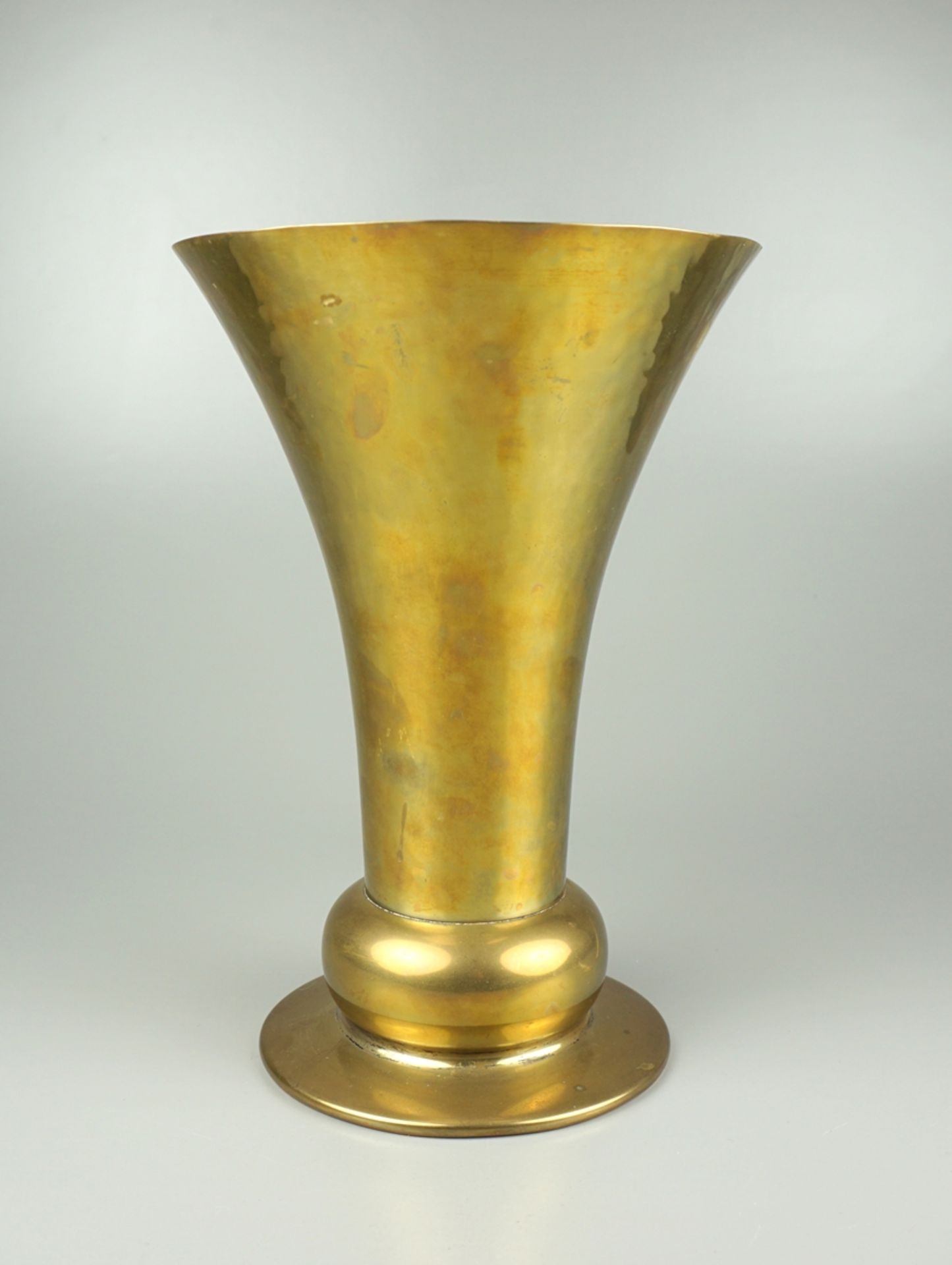 trichterförmige Vase, Entwurf Prof. Richard Riemerschmied für Ikora, WMF, Geislingen, um 1928/1929 
