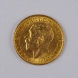 1 Sovereign, George V, 1912, Großbritannien, 916,6er Gold