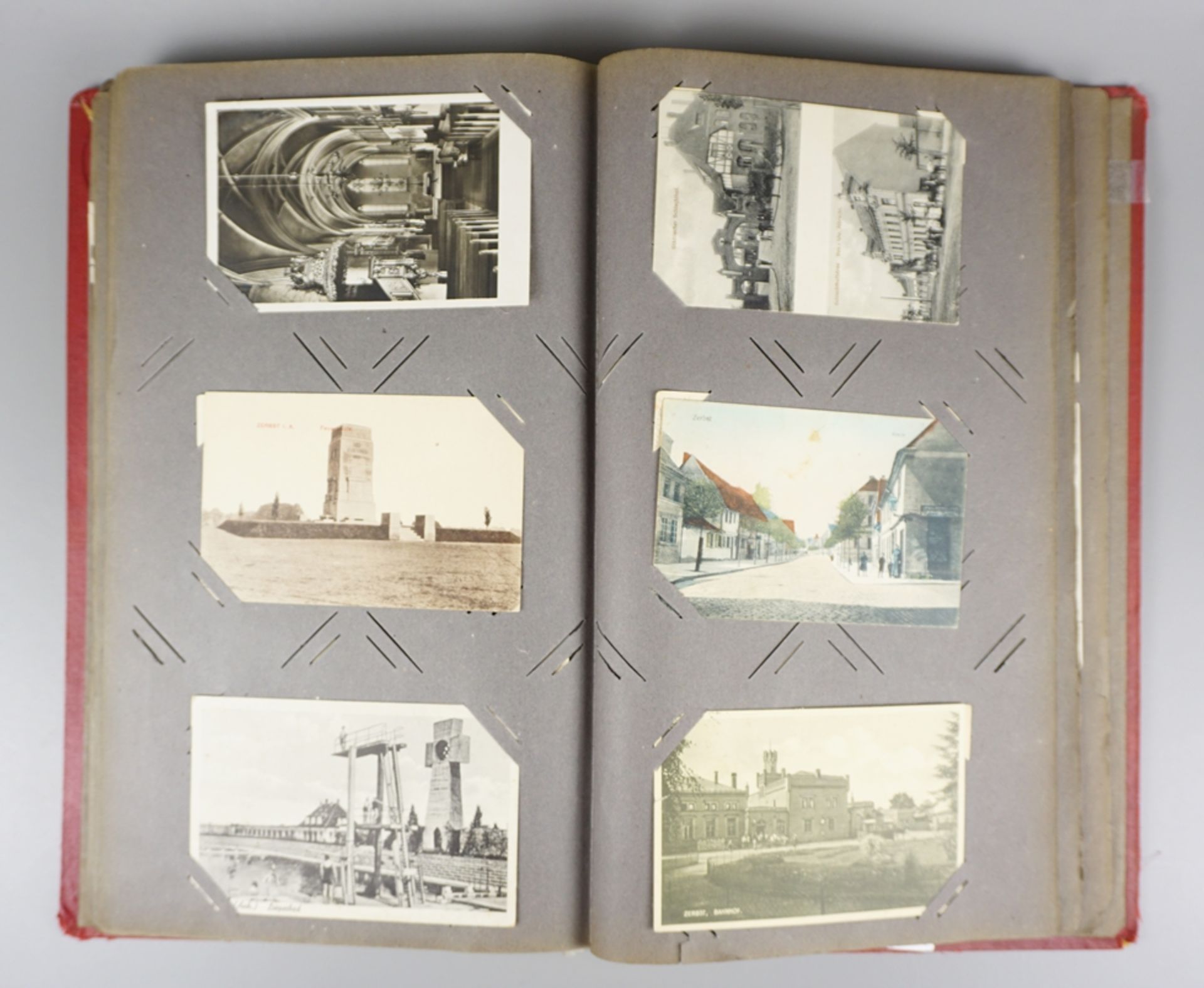 Postkartenalbum mit ca.190 AK von Zerbst, um 1900 bis ca.1930er Jahre - Bild 4 aus 5