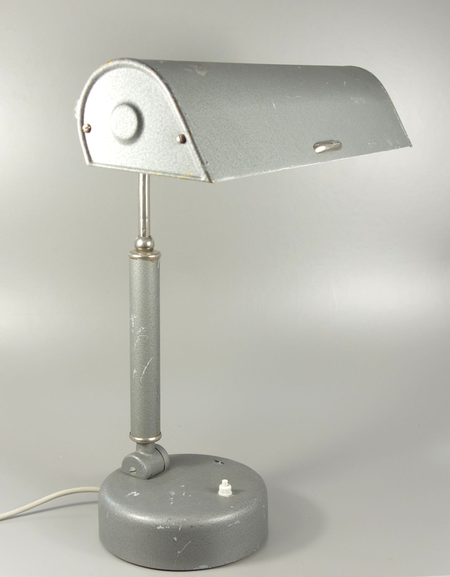 große Schreibtischlampe /Laborlampe, 1950er Jahre