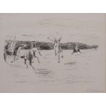 Max Liebermann (1847, Berlin - 1935, ebd.), "Polo", 1912, Lithografie