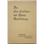 Die alten Stadttore und -türme Quedlinburgs, 12 Lithografien von Rudolf Rinkenberg, 1926