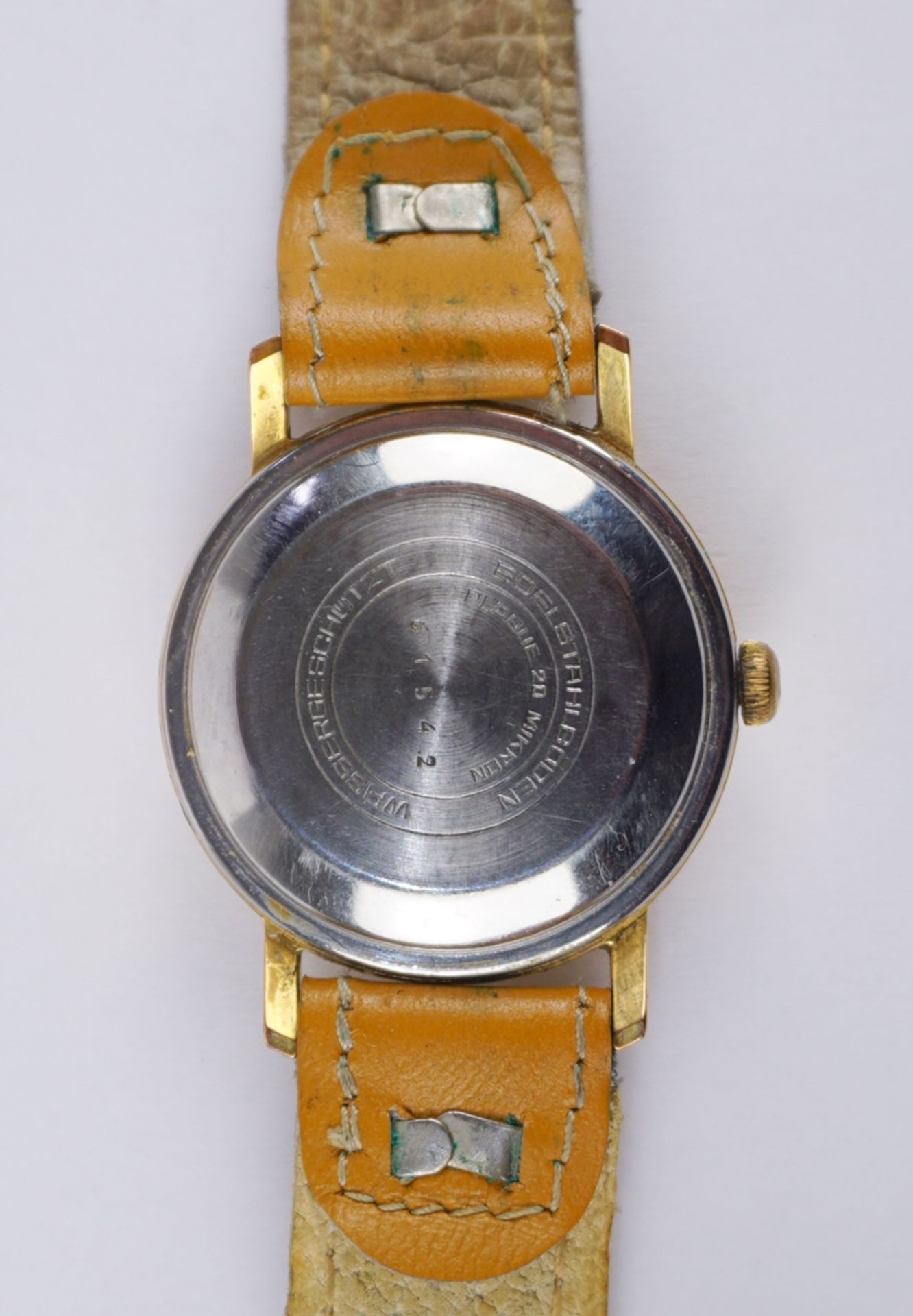 Armbanduhr GUB Kal. 67.11 Automat, in Etui mit Kaufbeleg - Bild 3 aus 4