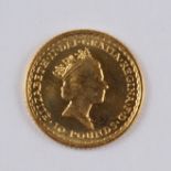 10 Pounds, 1987, Elizabeth II, Großbritannien, 916,6er Gold