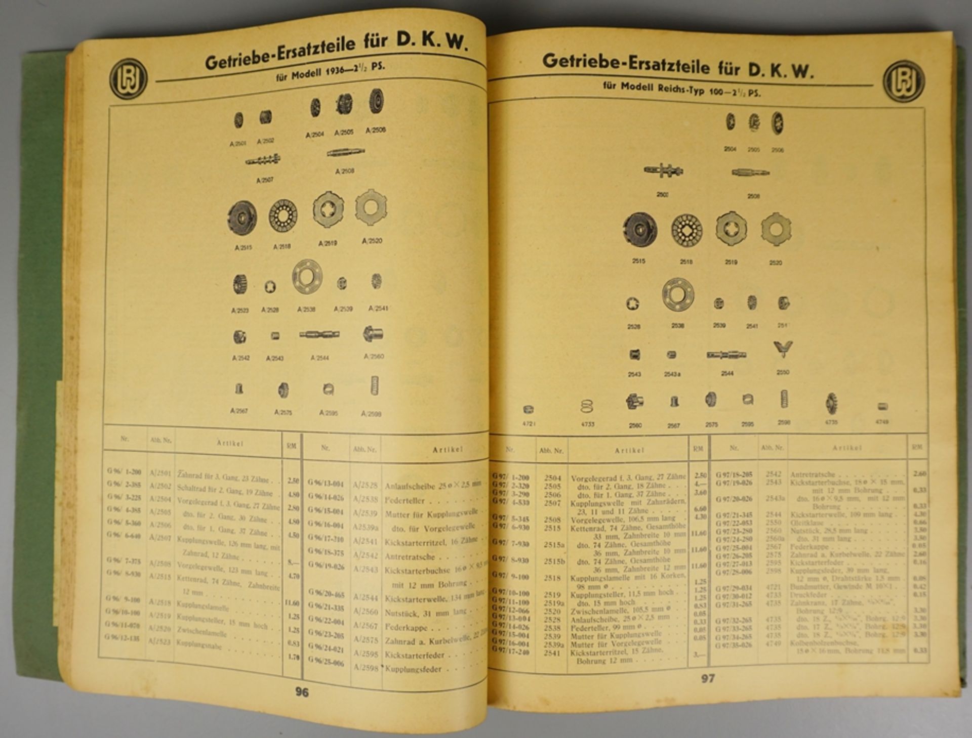 Kfz-Ersatzteil-Katalog Nr.223 "Bernhard Wedler, Breslau-Stettin-Bautzen", 2.Teil: Ersatzteile, Mai  - Bild 3 aus 4