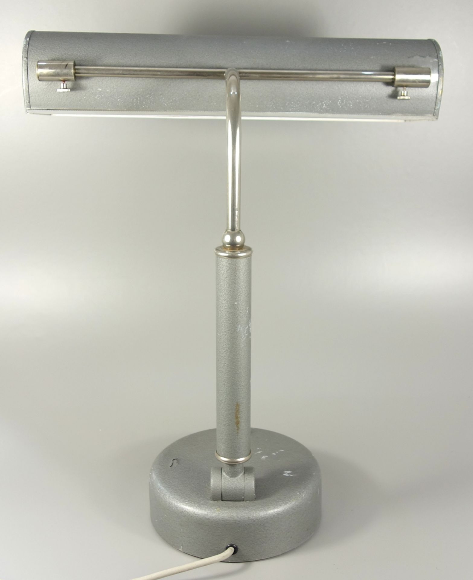 große Schreibtischlampe /Laborlampe, 1950er Jahre - Bild 2 aus 3