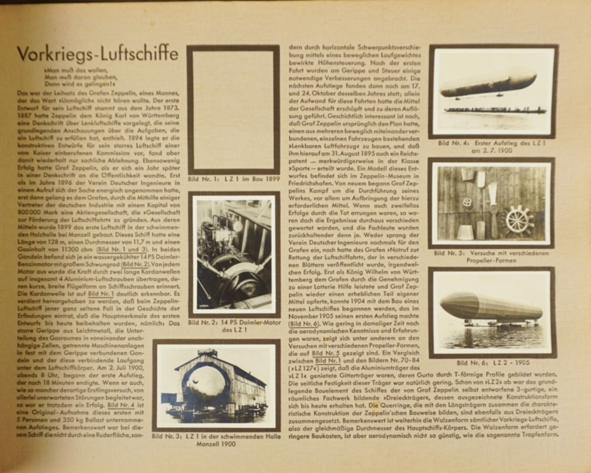 2 Zigarettenbilderalben Zeppelin-Weltfahrten, I und II, 1932/1933 - Bild 2 aus 3