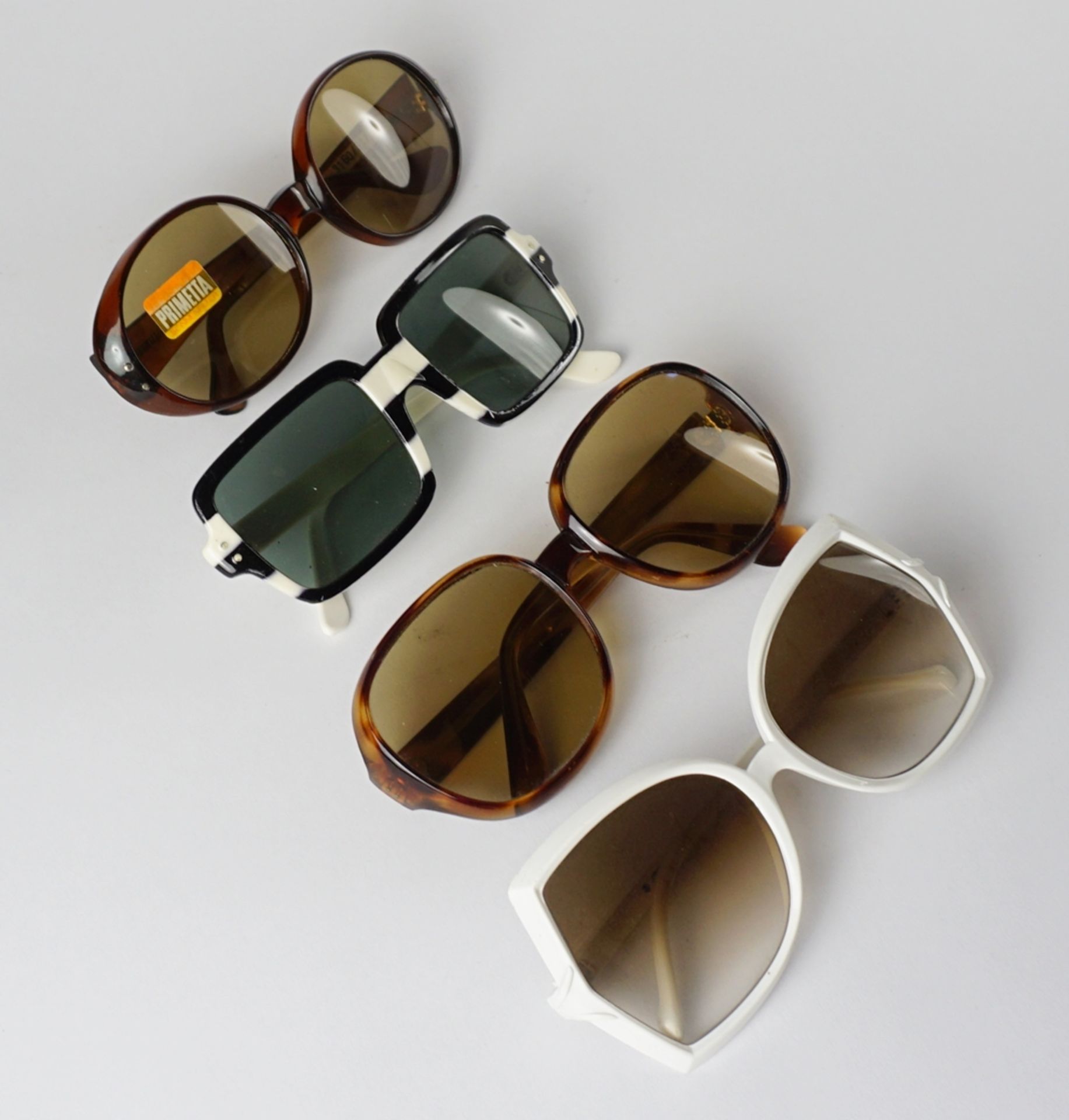4 Sonnenbrillen, 1960/1970er Jahre