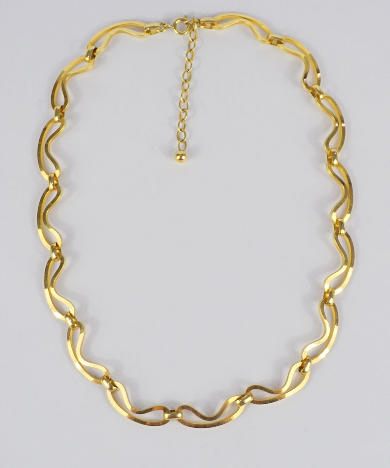 Collier, Doublé, variable L. von ca.42cm bis ca.46cm