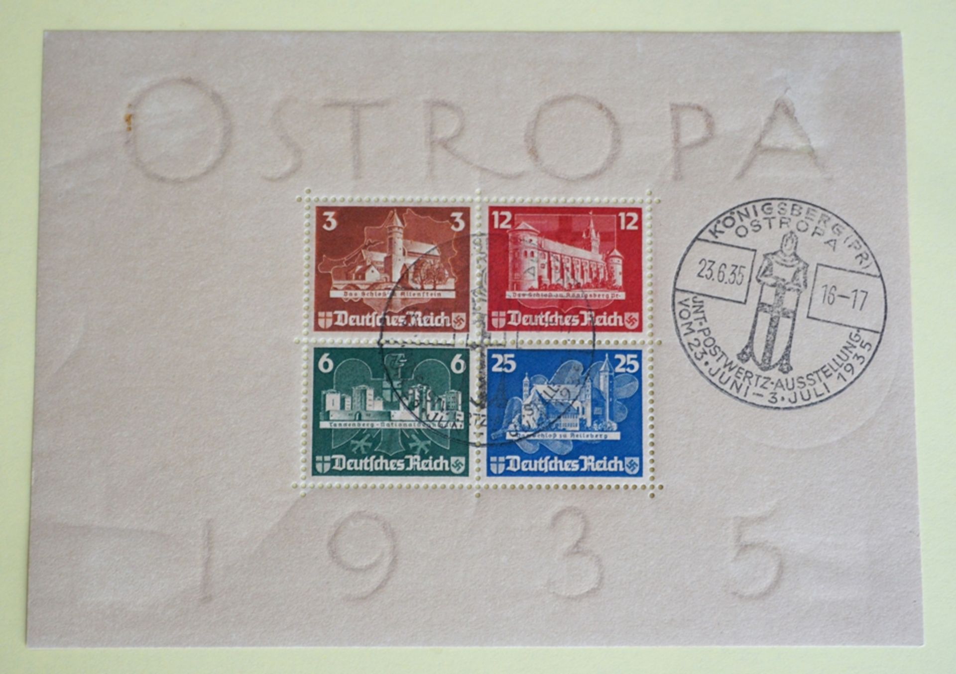 Blockausgabe Osteuropäische Briefmarken - Ausstellung, ungeprüft