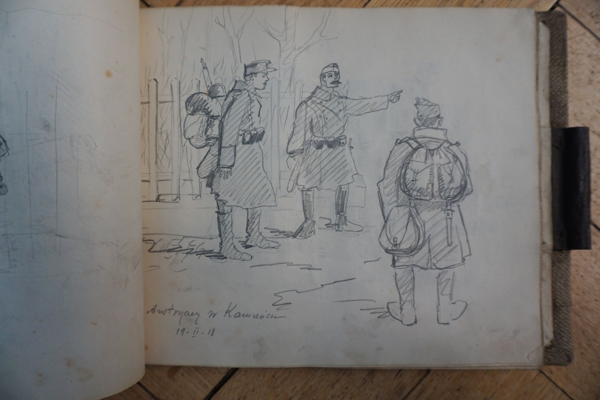 Skizzenbuch eines polnischen Soldaten im 1.Weltkrieg - Image 26 of 34