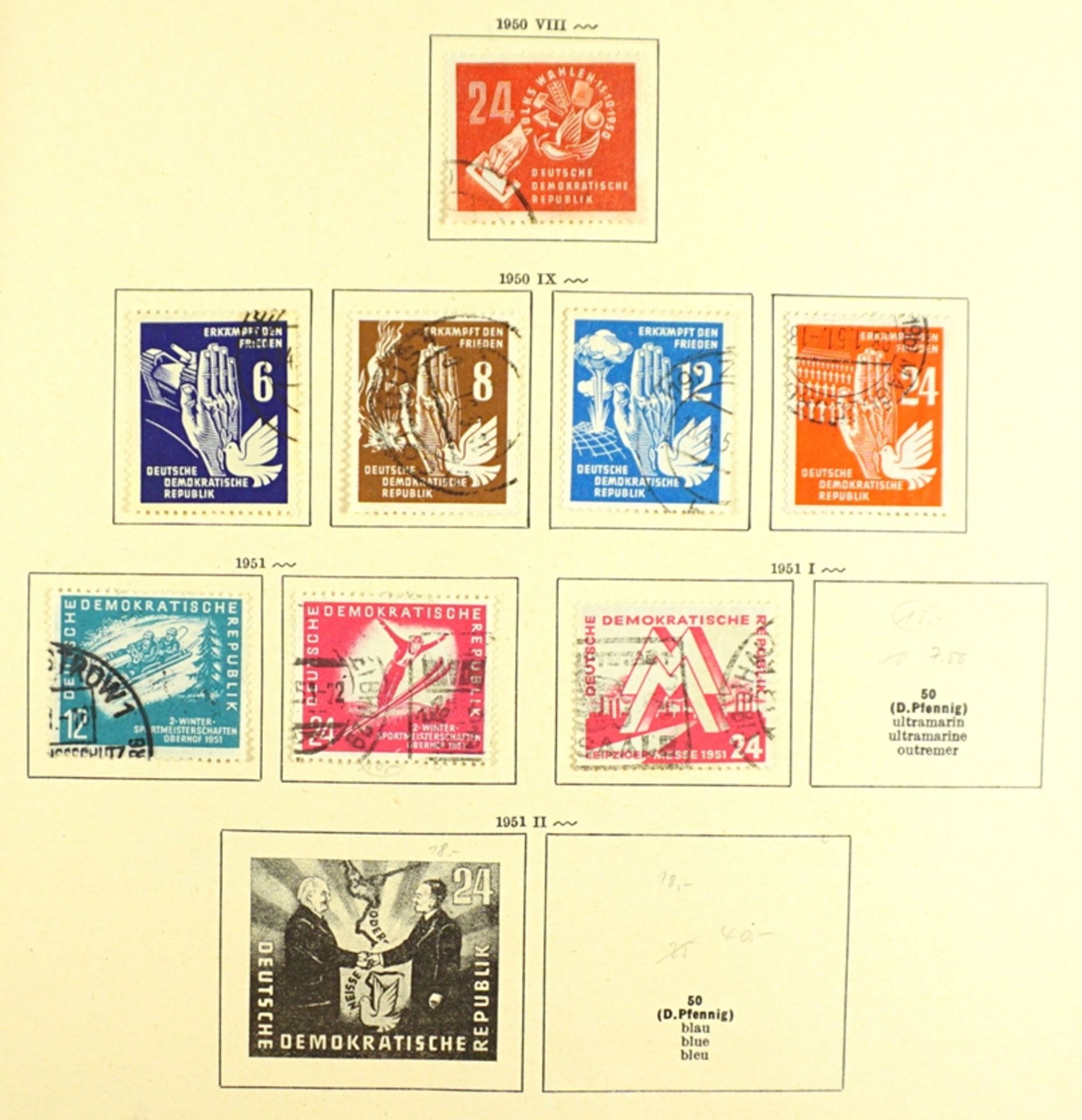 SCHAUBECK Katalog-Sammlung von 1949-1962, DDR, ungeprüft - Bild 3 aus 4