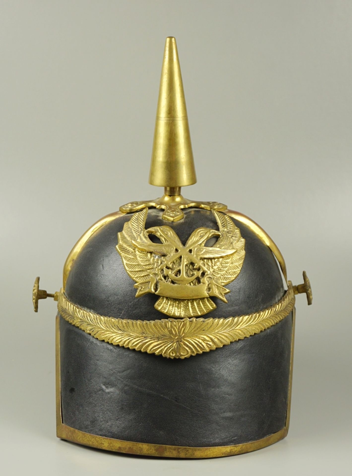 Deko-Pickelhaube mit Doppelkopfadler