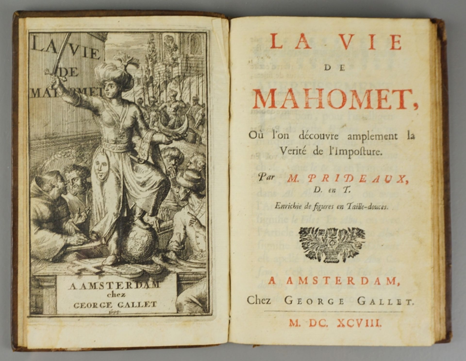 M. (Humphrey?) Prideaux, "La Vie de Mahomet", 1698