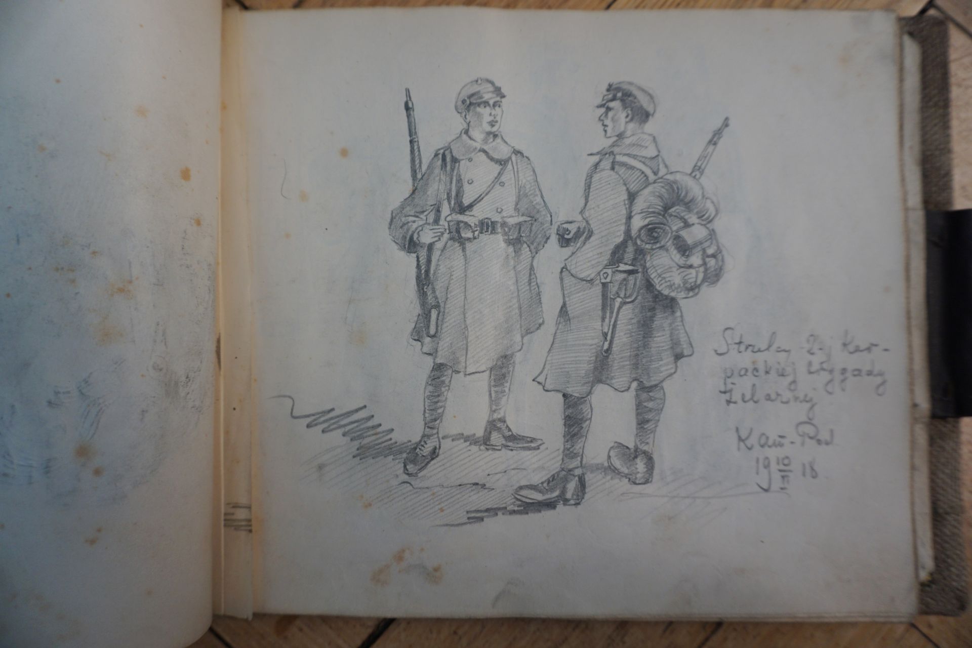 Skizzenbuch eines polnischen Soldaten im 1.Weltkrieg - Image 27 of 34