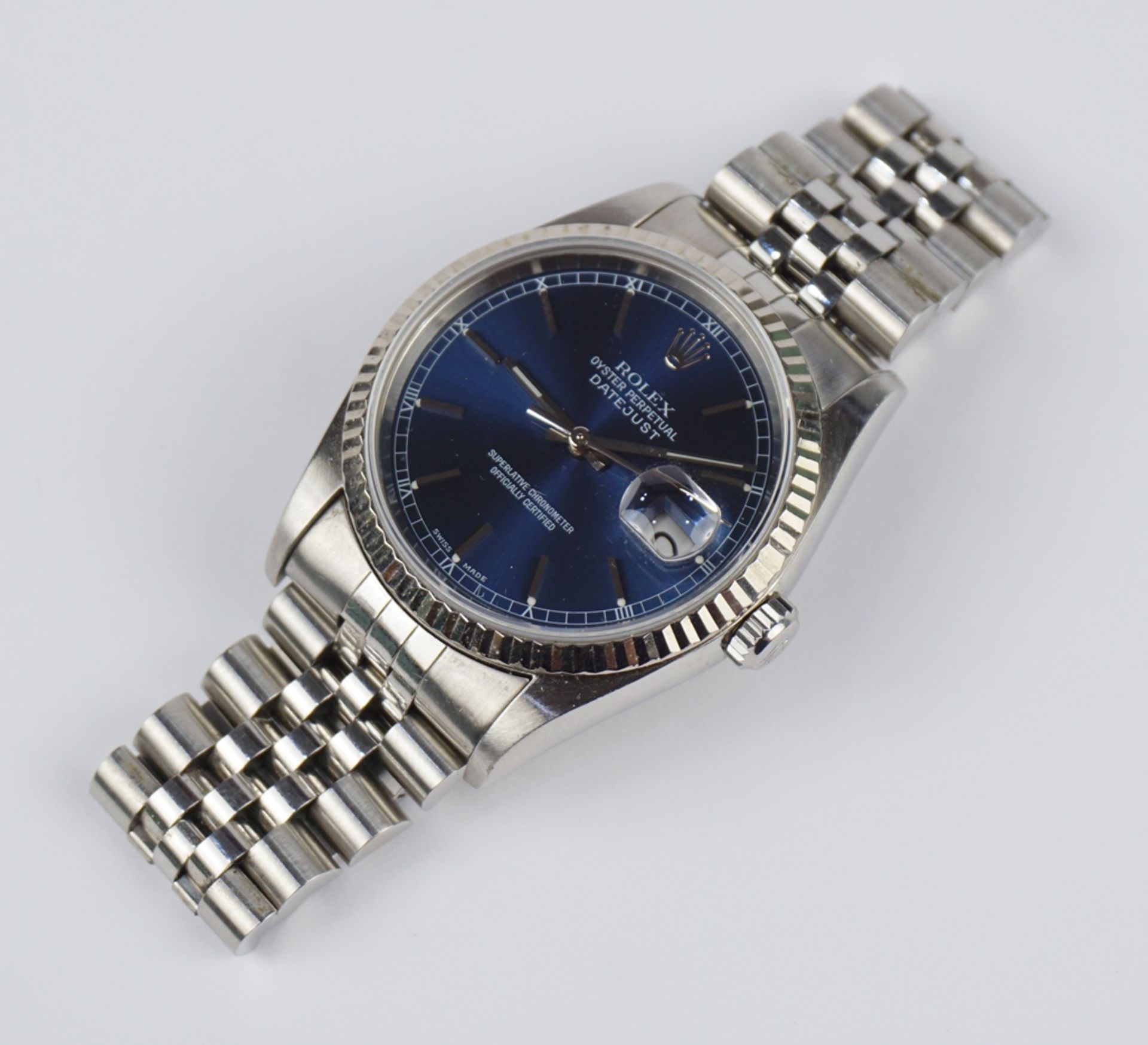 Armbanduhr Rolex Datejust 36, Edelstahl, um 1990 - Bild 2 aus 7