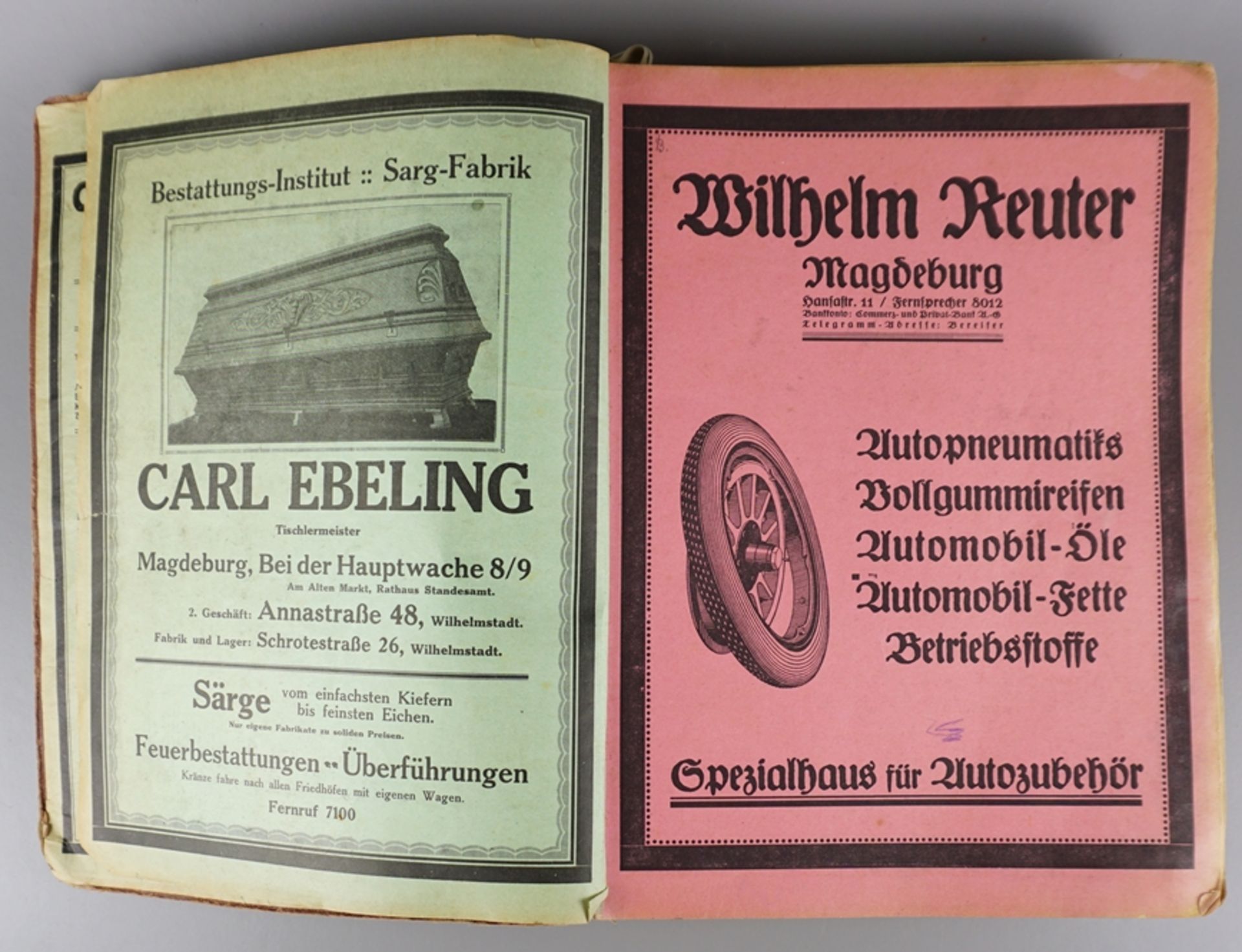 Magdeburger Adreßbuch, 1921 - Bild 3 aus 7