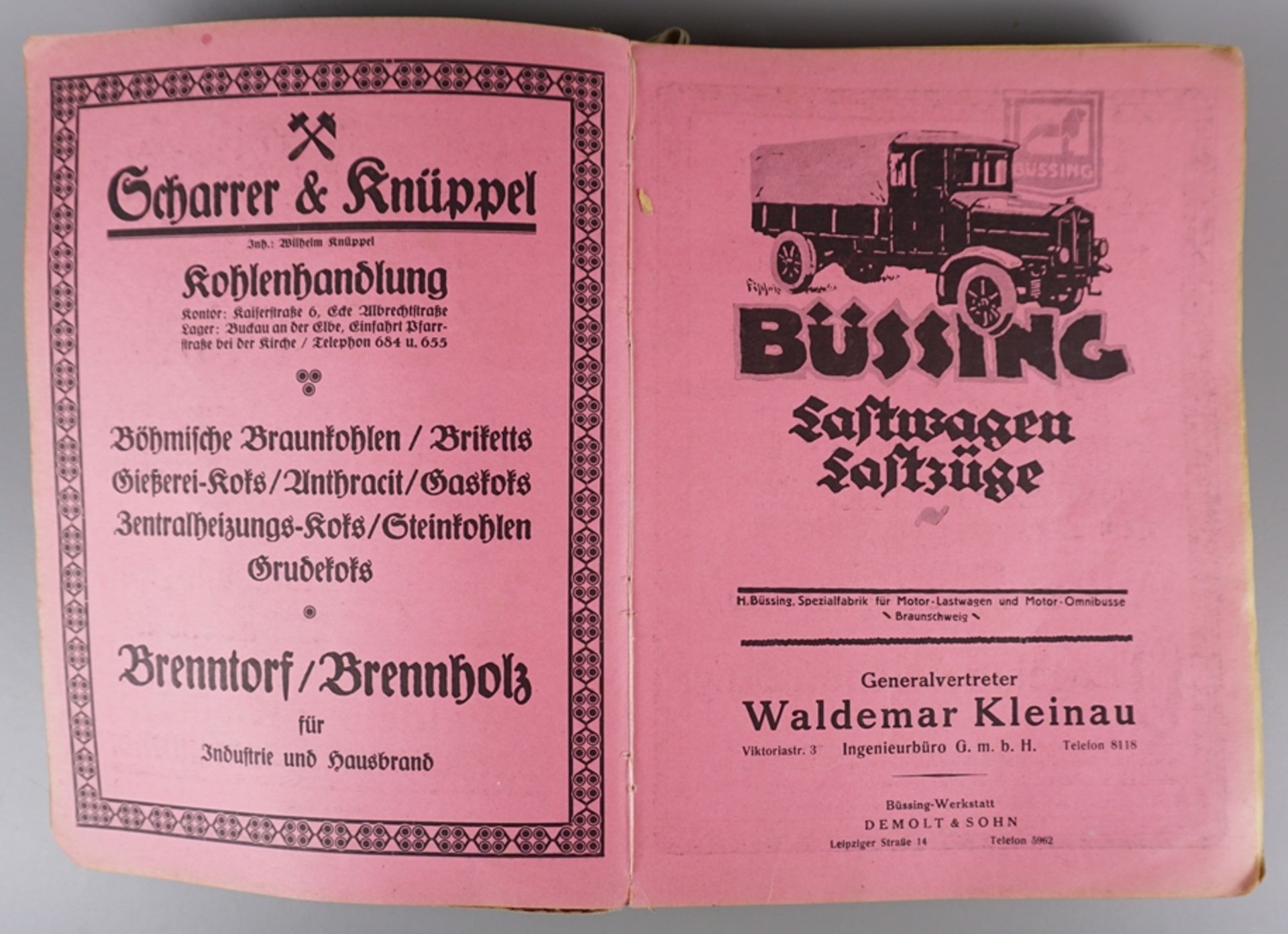 Magdeburger Adreßbuch, 1921 - Bild 4 aus 7