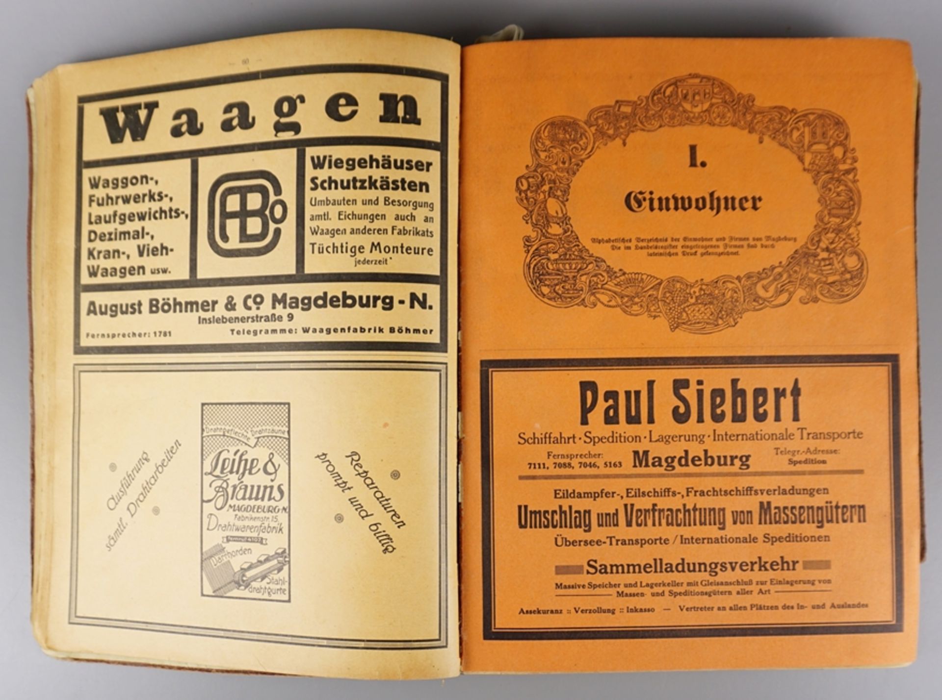 Magdeburger Adreßbuch, 1921 - Bild 5 aus 7