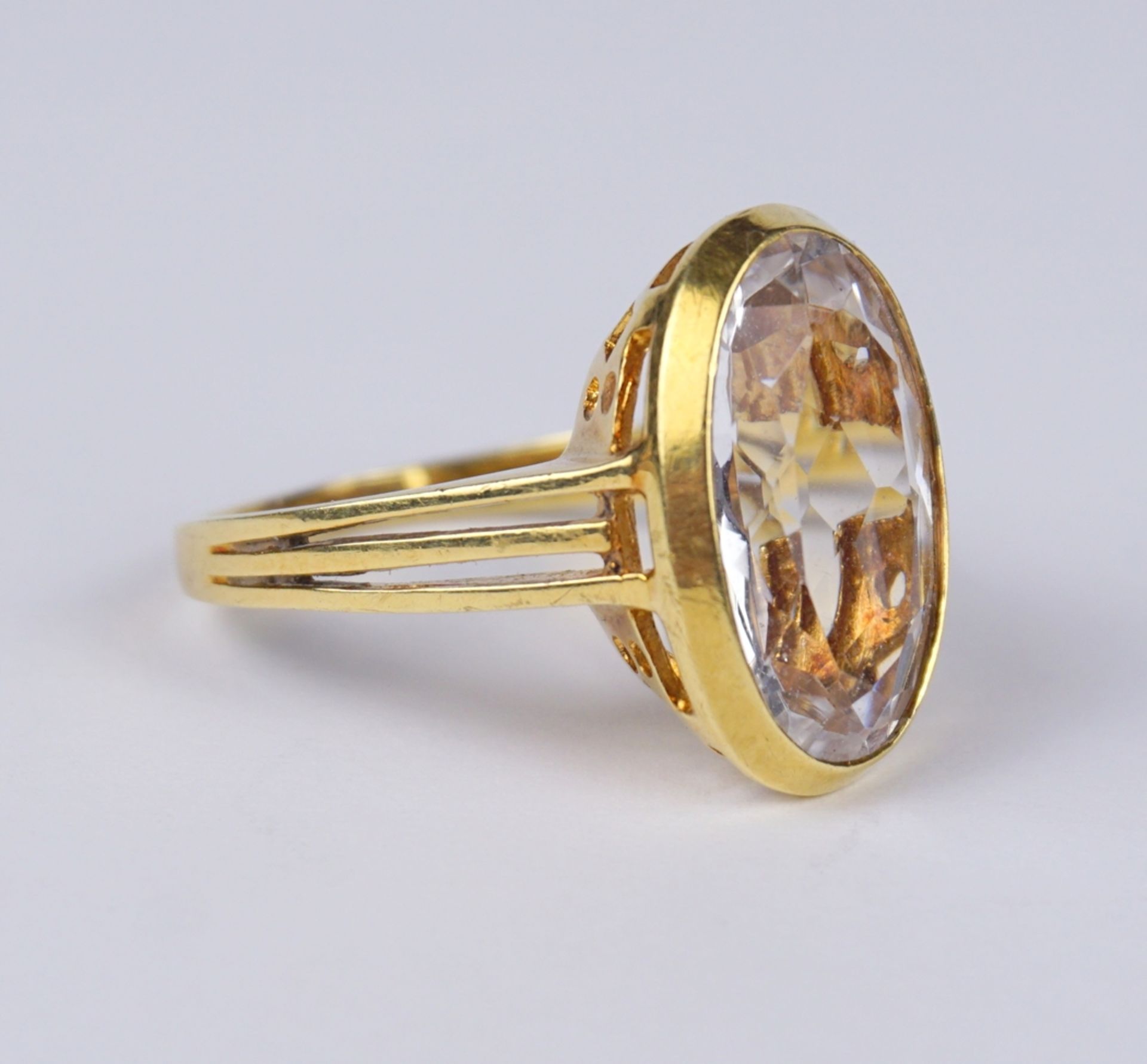 Aquamarin-Ring, 585er Gold, Gew.6,13g - Image 2 of 3