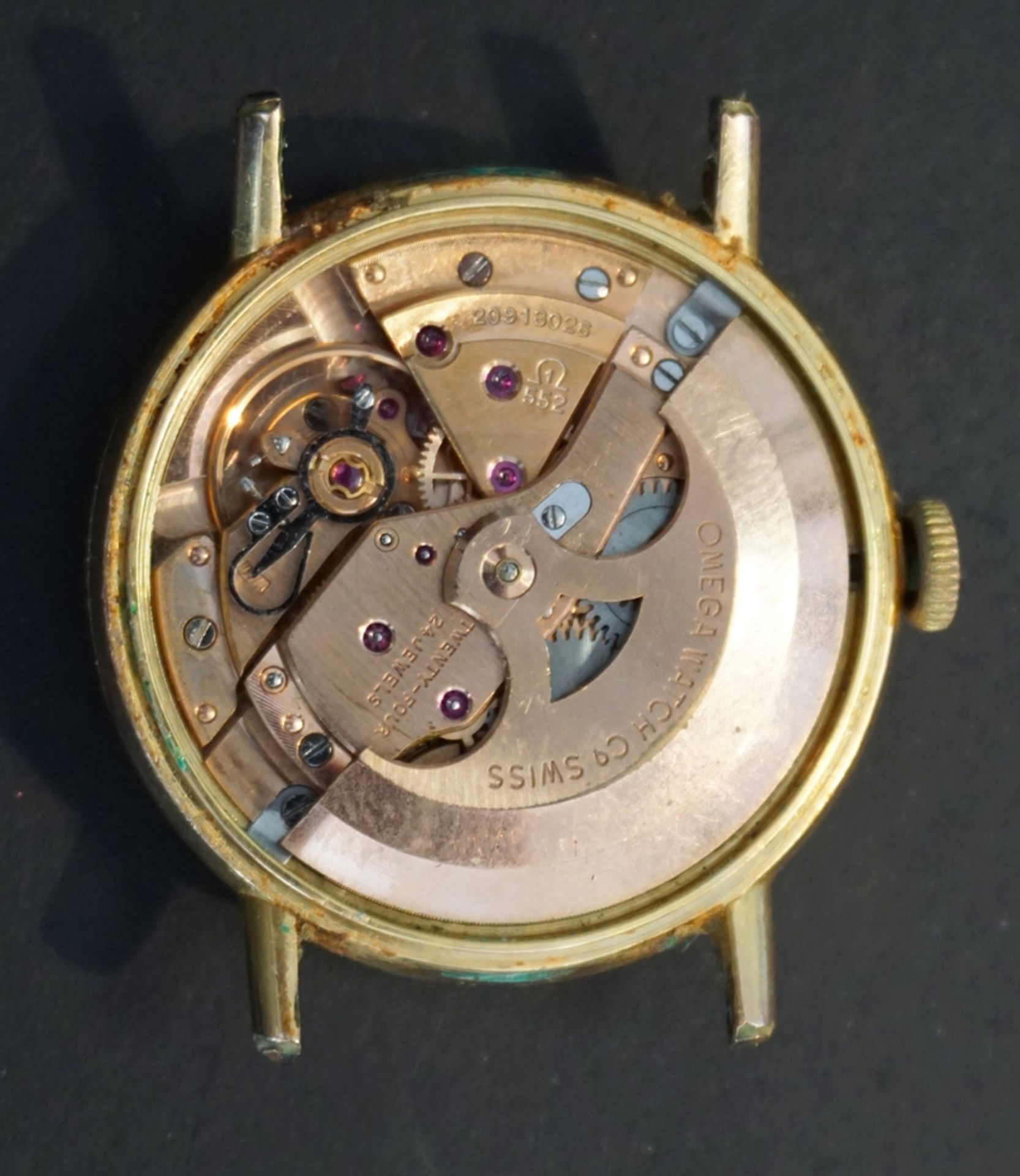 Armbanduhr, Omega, Automatik, Kal. 552, 1970er Jahre - Bild 5 aus 6