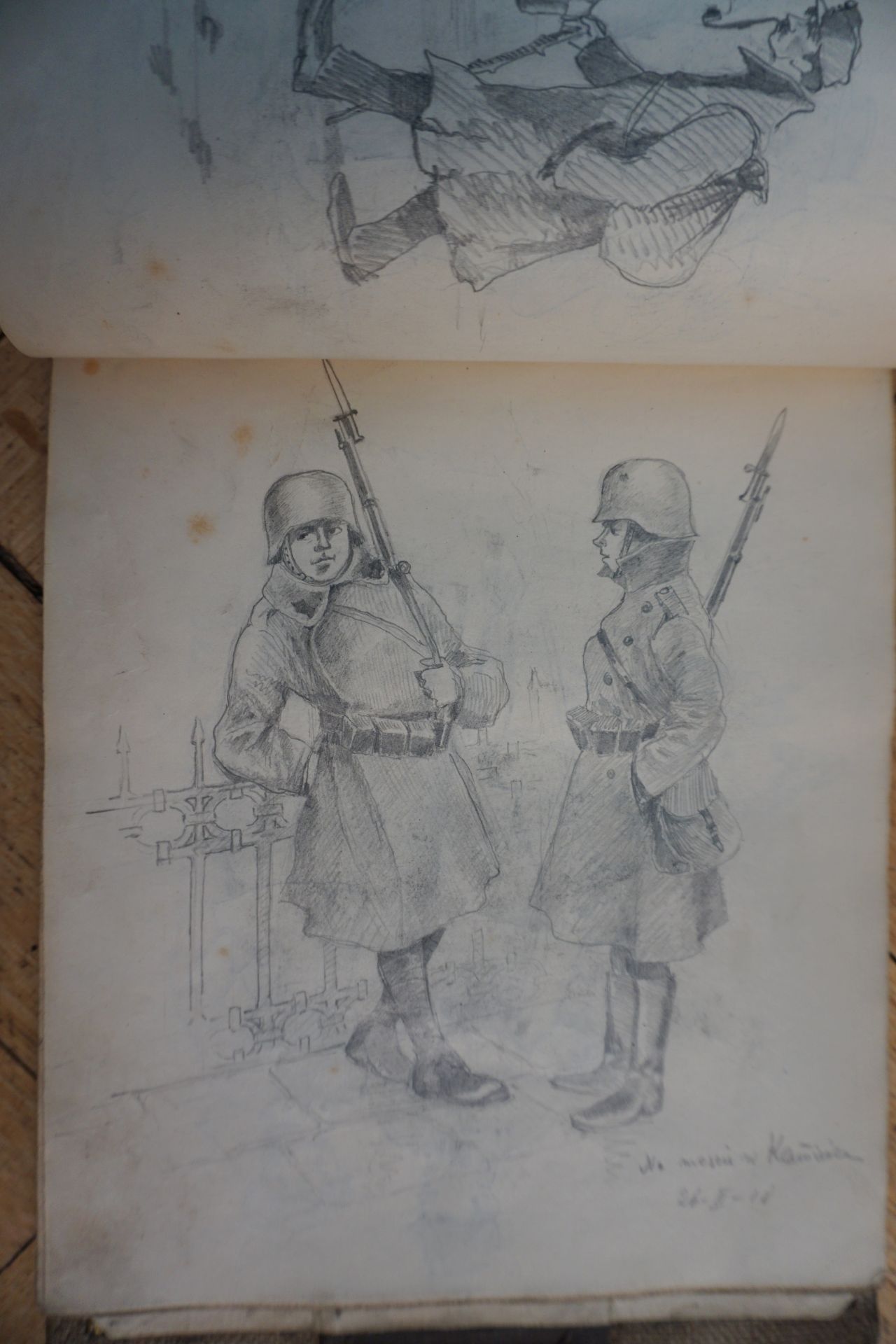 Skizzenbuch eines polnischen Soldaten im 1.Weltkrieg - Image 25 of 34